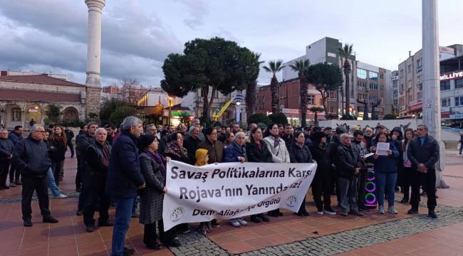 ALİAĞA DEM PARTİ'DEN ROJOVA TEPKİSİ