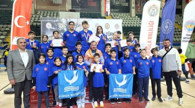 ALİAĞALI ORYANTİRİNGCİLER MUĞLA'DAN 8 TÜRKİYE DERECESİYLE DÖNDÜ