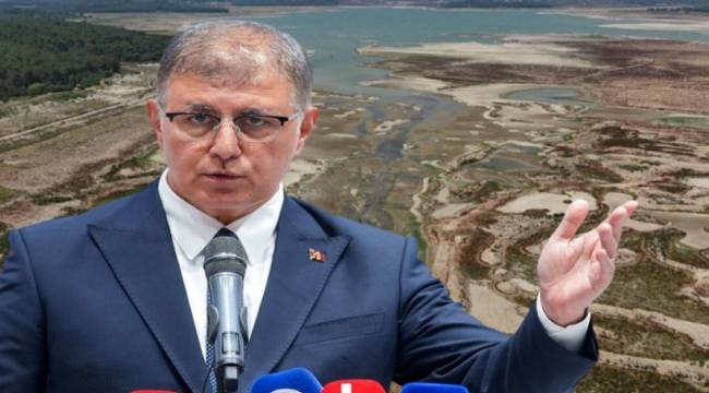 İBB BAŞKANI TUGAY :" HEM KUYU AÇMAMIZA İZİN VERMİYORLAR HEM DE BARAJ YAPMIYORLAR"