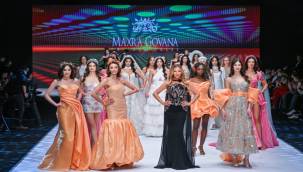 İZMİR'DE GELİNLİK FUARI GÖRÜCÜYE ÇIKTI