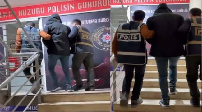 PERUKLA SAKLANDI AMA POLİSTEN KAÇAMADI