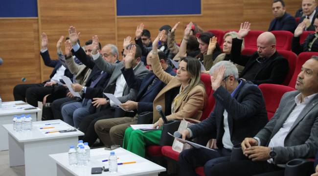 BELEDİYE MECLİSİNDE 7 MADDE OYLANDI