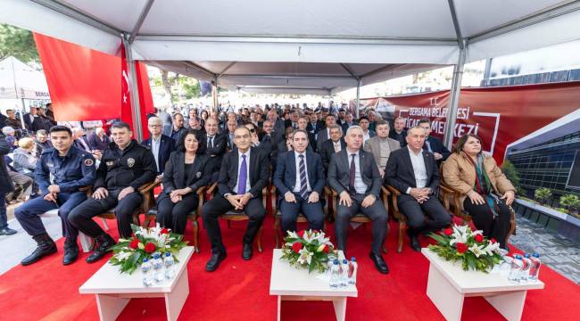 BERGAMA TİCARET MERKEZİ'NİN TEMELİ ATILDI