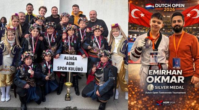 ALİAĞA'YA İKİ AYRI DALDA İKİ AYRI BAŞARI