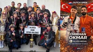 ALİAĞA'YA İKİ AYRI DALDA İKİ AYRI BAŞARI