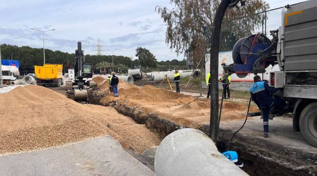 ALİAĞA'DA TAŞKIN RİSKİNE KALICI ÇÖZÜM