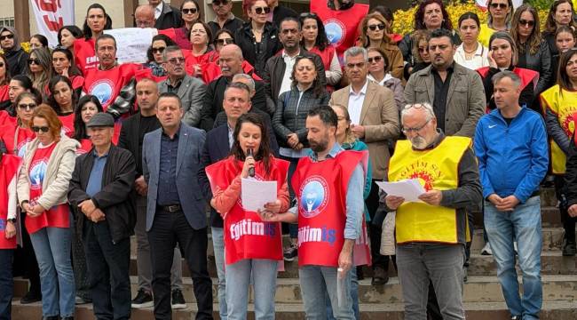 EĞİTİMCİLER "YETER ARTIK" DİYEREK İSYAN ETTİ