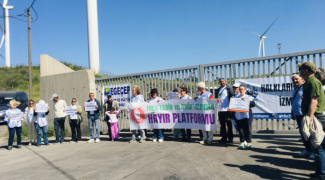 HOROZGEDİĞİ'NDE BİLİRKİŞİ KEŞİF,ÇEVRECİLER EYLEM YAPTI