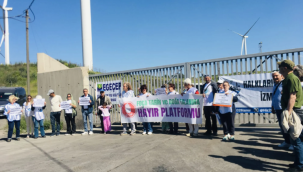 HOROZGEDİĞİ'NDE BİLİRKİŞİ KEŞİF,ÇEVRECİLER EYLEM YAPTI