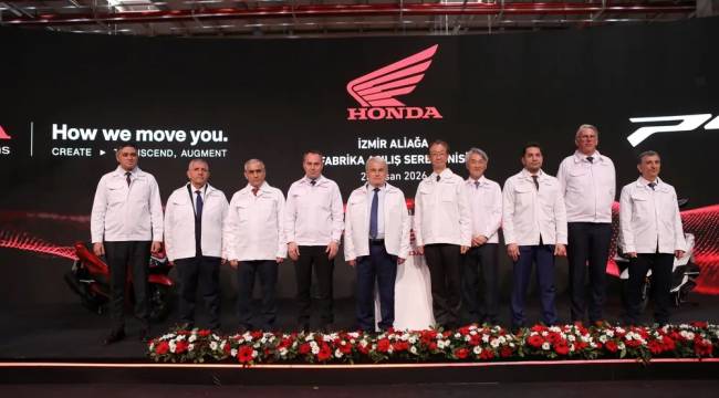 JAPON DEVİ HONDA'NIN ALİAĞA FABRİKASI TÖREN İLE AÇILDI