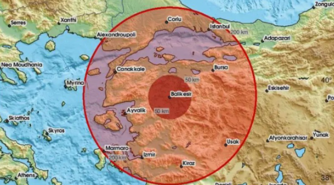 SINDIRGI'DAKİ DEPREM ALİAĞA'DA DA HİSSEDİLDİ