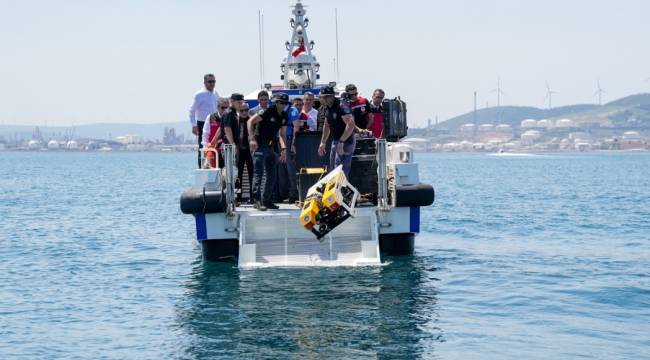 ALİAĞA KÖRFEZİNDE YAPAY RESİFLER ROV İLE İNCELENDİ