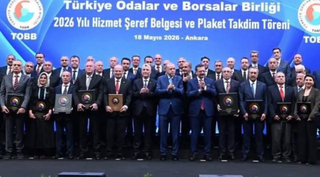 ALTO GENEL SEKRETERİ SEZEN AKYILDIZ GÜRGEN'E CUMHURBAŞKANINDAN PLAKET