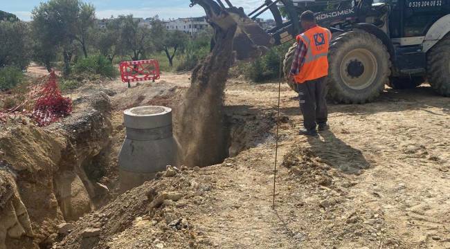 ŞAKRAN'DA ALTYAPI ÇALIŞMALARI SÜRÜYOR