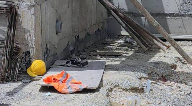 ALİAĞA'DA İNŞAATTAN DÜŞEN VATANDAŞ HAYATINI KAYBETTİ