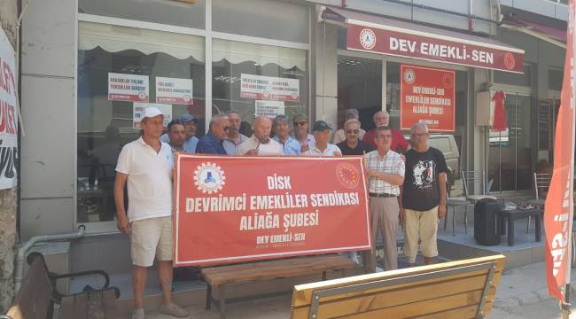 EMEKLİLER "NATO ZİRVELERİNE, SAVAŞA VE SERMAYEYE BÜTÇE VAR AMA BİZE YOK "