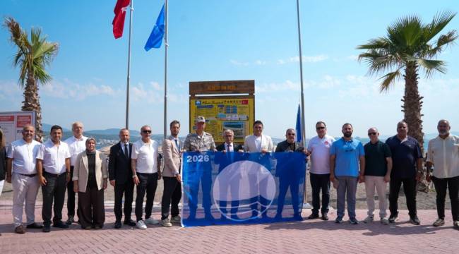 ALİAĞA'DA MAVİ BAYRAKLI PLAJ SAYISI 3'E YÜKSELDİ